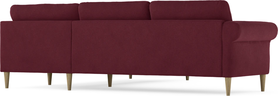 Bridge - Hörnsoffa, 2+2-sits - Röd