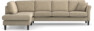 Eden - 3-sits soffa med divan - Beige