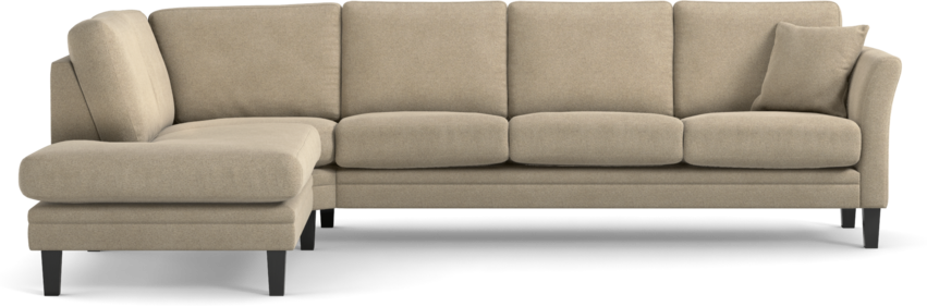 Eden - 3-sits soffa med divan - Beige