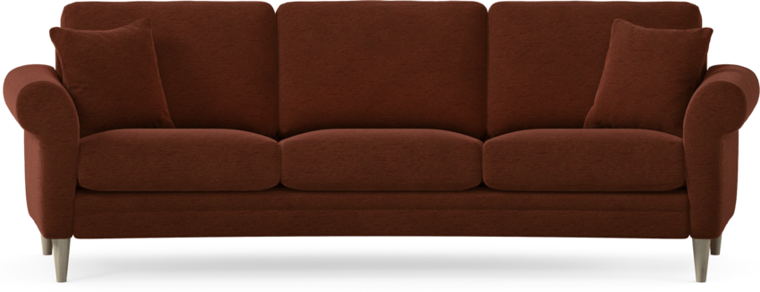 Eden - 3-sits soffa svängd - Orange