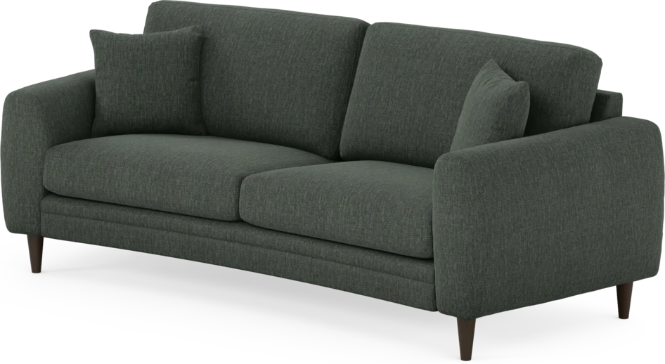 Eden - 2,5-sits soffa svängd - Grön