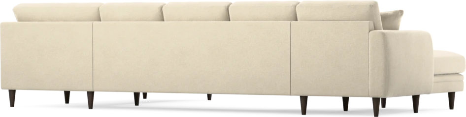 Eden - 3-sits soffa med schäslong vänster och divan höger - Beige