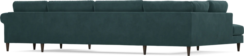 Bridge - 3-sits soffa med divan vänster och schäslong höger - Blå