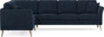 Eden - Hörnsoffa, 2+3-sits - Blå