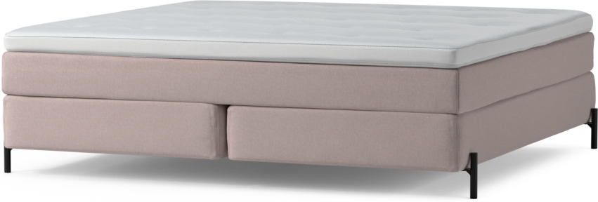 Delux Sense - Kontinentalsäng, dubbelsäng med bäddmadrass och sängben