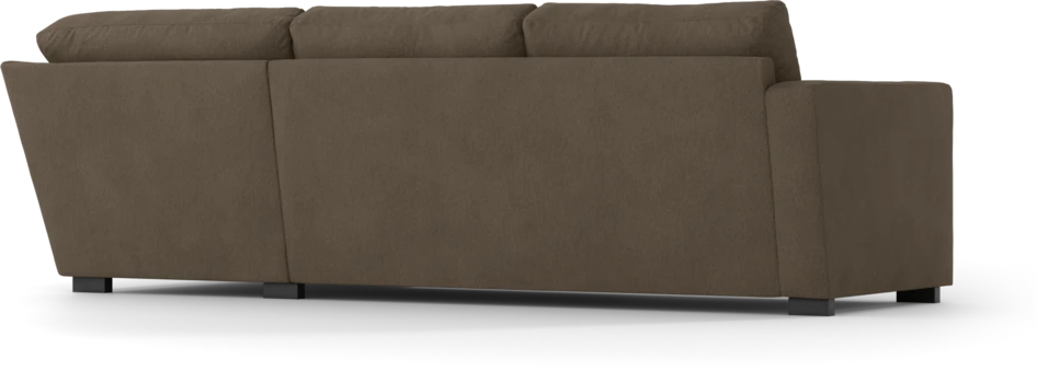 Friday - 2,5-sits soffa med divan höger - Brun