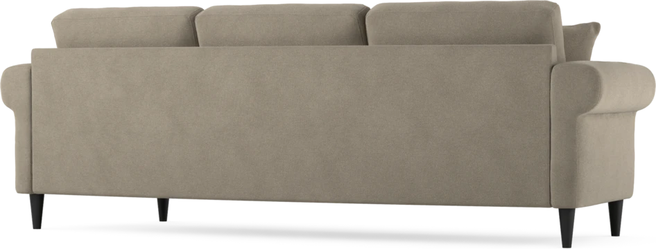 Eden - 3-sits soffa svängd - Beige
