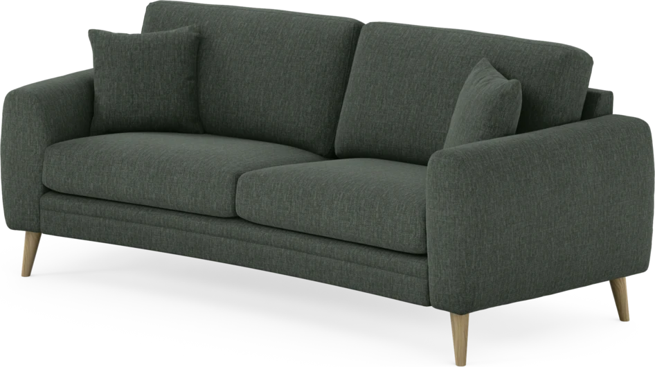Eden - 2,5-sits soffa svängd - Grön