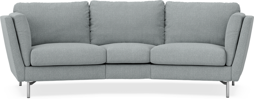 Madison - 3-sits soffa svängd, 70 cm - Turkos