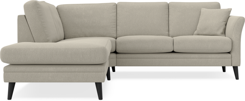 Eden - 2-sits soffa med divan - Brun