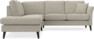 Eden - 2-sits soffa med divan - Brun