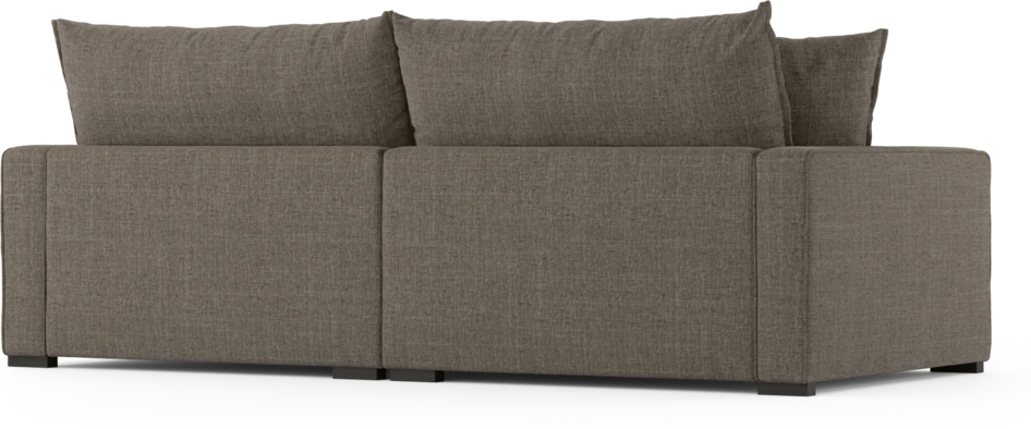 Rossi - 3-sits soffa - Brun