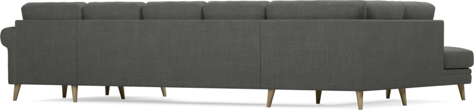 Eden - 3-sits soffa med divan vänster och schäslong höger - Grå