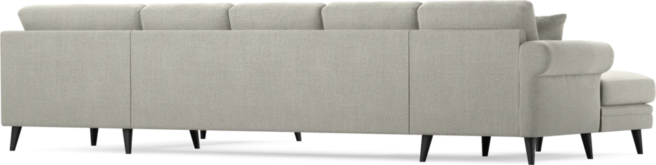 Eden - 3-sits soffa med schäslong vänster och divan höger - Grå