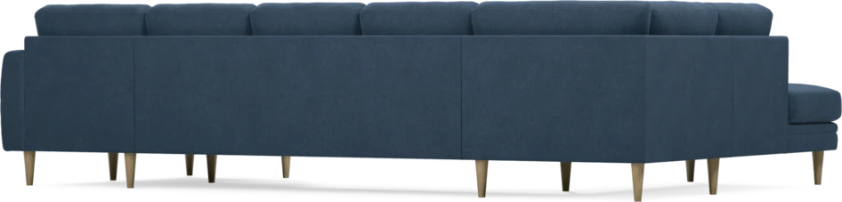 Eden - 3-sits soffa med divan vänster och schäslong höger - Blå