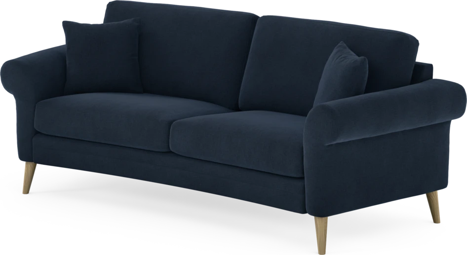 Eden - 2,5-sits soffa svängd - Blå