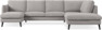 Madison Lux - 2-sits soffa med schäslong vänster och divan höger - Beige