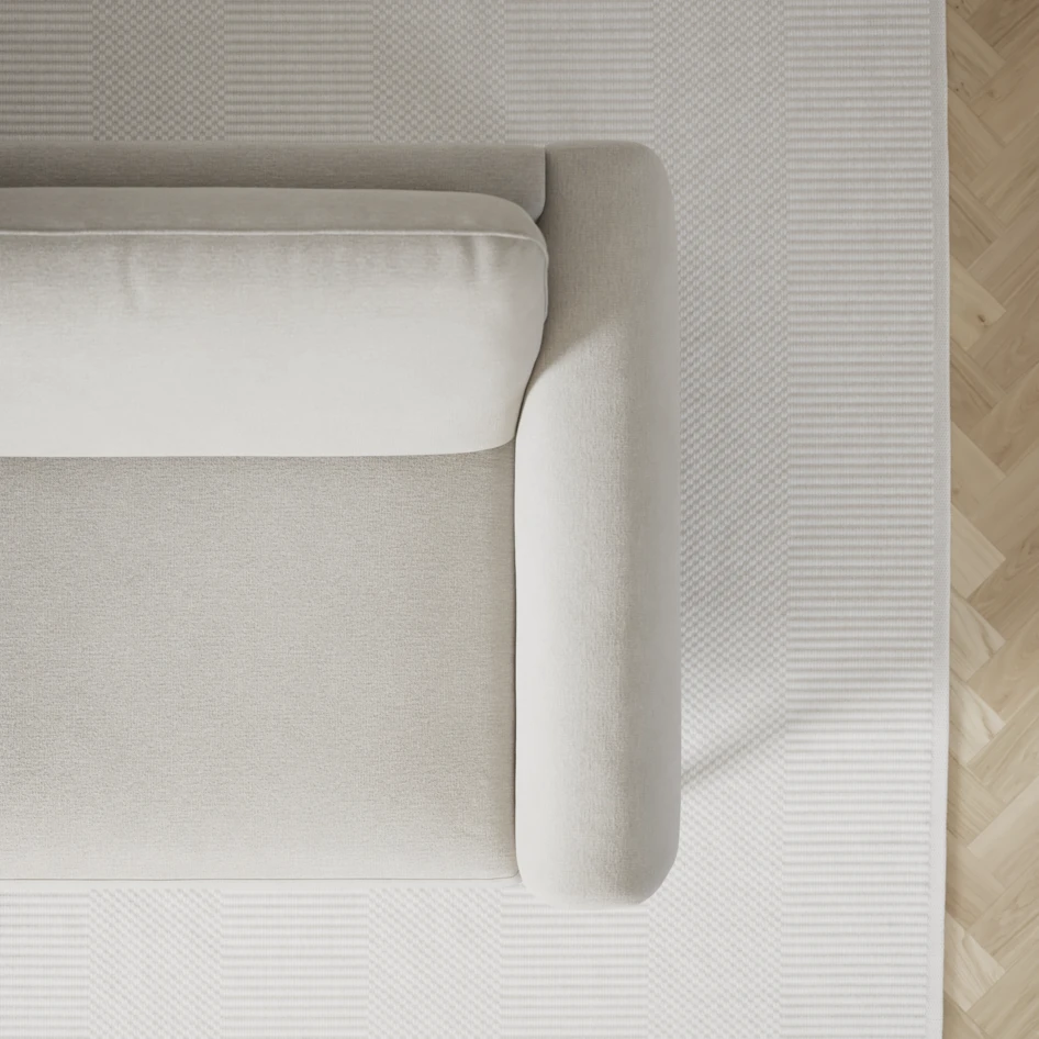 Bridge - 3-sits soffa med schäslong vänster och divan höger - Grå