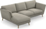 Madison Lux - 2-sits soffa med schäslong vänster - Grå