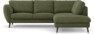 Madison - 2-sits soffa med divan höger - Grön