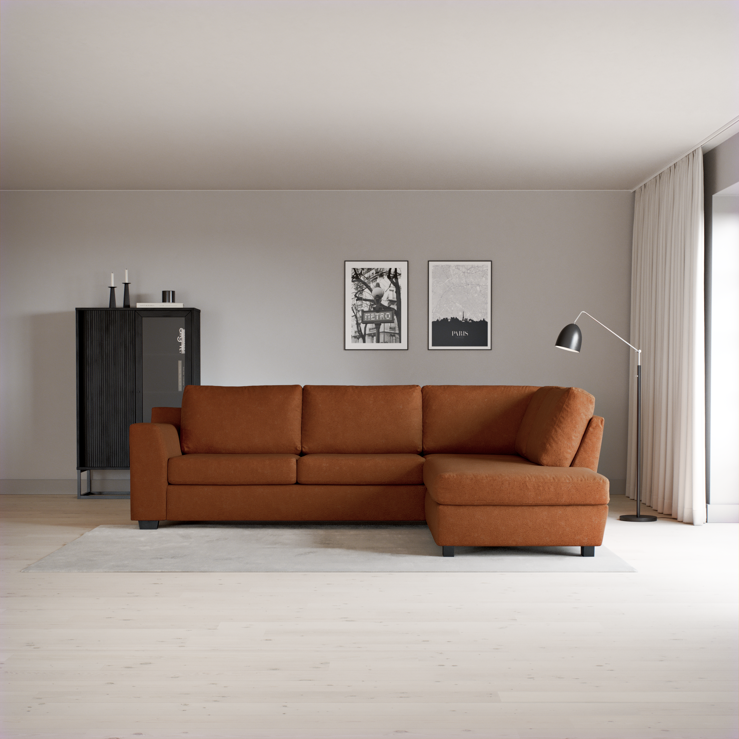 Friday - 2,5-sits soffa med divan höger - inspiration