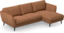 Madison - 2-sits soffa med schäslong höger - Orange