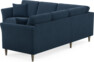 Eden - Hörnsoffa, 2+2-sits - Blå
