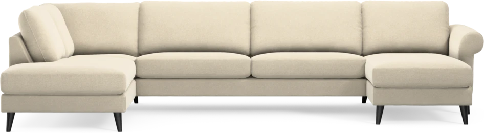 Bridge - 3-sits soffa med divan vänster och schäslong höger - Beige