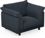 Cherrie - Fåtölj, fast klädsel - Blå
