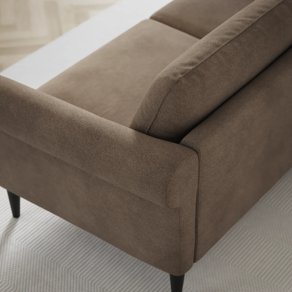 Bridge - 3-sits soffa - Brun