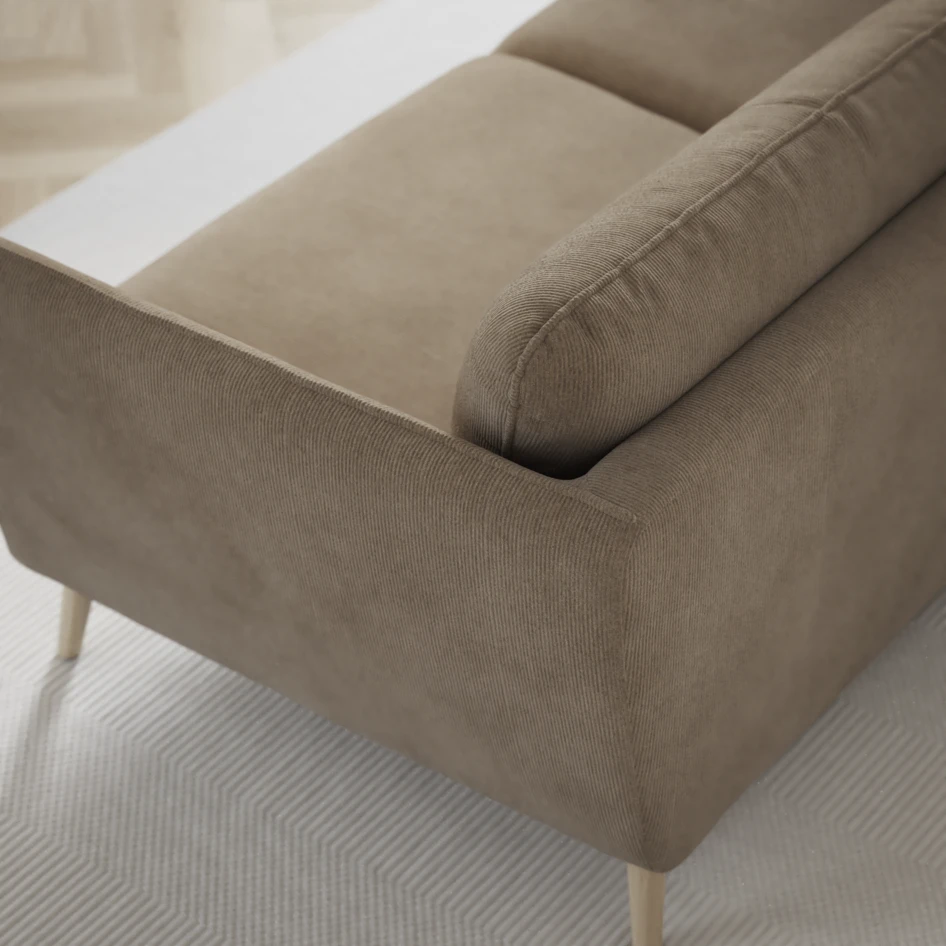 Madison Lux - 2-sits soffa med divan vänster och schäslong höger - Beige