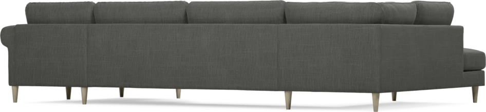Bridge - 3-sits soffa med divan vänster och schäslong höger - Grå