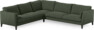 Winston - Hörnsoffa, 2+3-sits - Grön