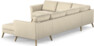 Bridge - Hörnsoffa, 2+3-sits med schäslong höger - Beige