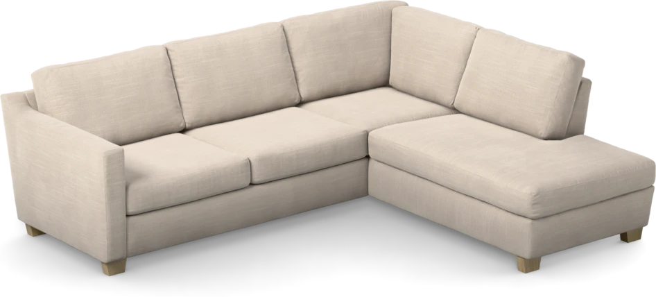 Friday - 2,5-sits soffa med divan höger - Beige