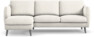 Madison Lux - 2-sits soffa med schäslong vänster - Beige