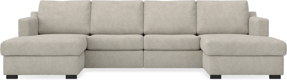 Friday - 2-sits soffa med två schäslonger - Beige