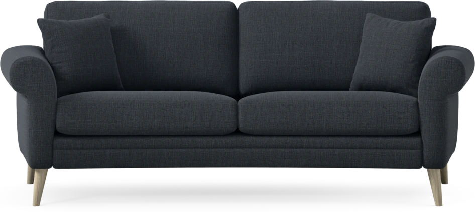 Eden - 2,5-sits soffa svängd - Blå