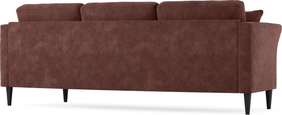Eden - 3-sits soffa svängd - Röd