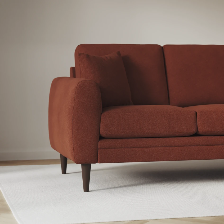 Eden - 2,5-sits soffa svängd - Orange