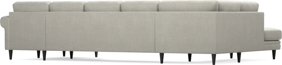 Eden - 3-sits soffa med divan vänster och schäslong höger - Grå