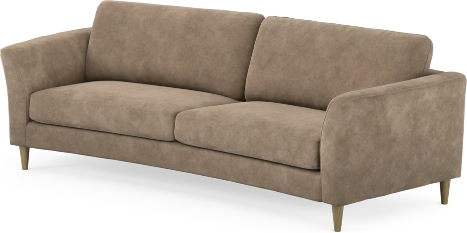 Bridge - 3-sits soffa svängd - Beige