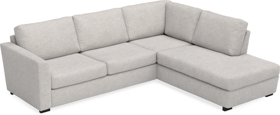 Friday - 2,5-sits soffa med divan höger - Grå