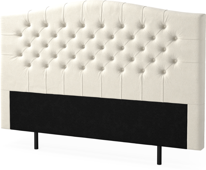 New York välvd - Sänggavel, 90-210 cm - Beige