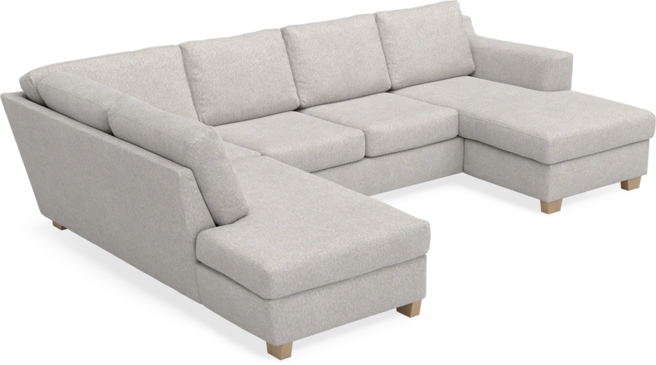 Friday - 3-sits soffa med divan vänster och schäslong höger - Grå