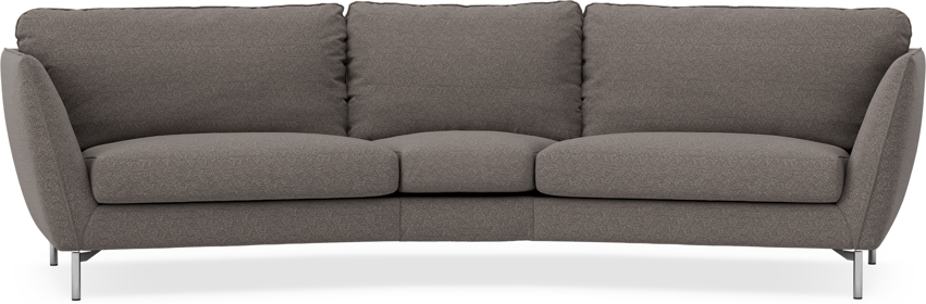 Madison - 3-sits soffa svängd, 90 cm - Brun