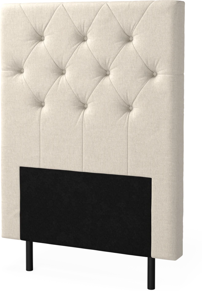 New York pikerad - Sänggavel, 90-210 cm - Beige