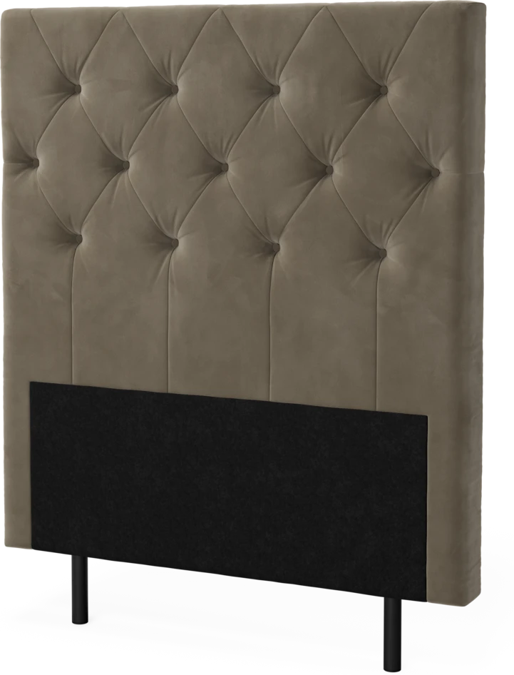 New York pikerad - Sänggavel, 90-210 cm - Brun