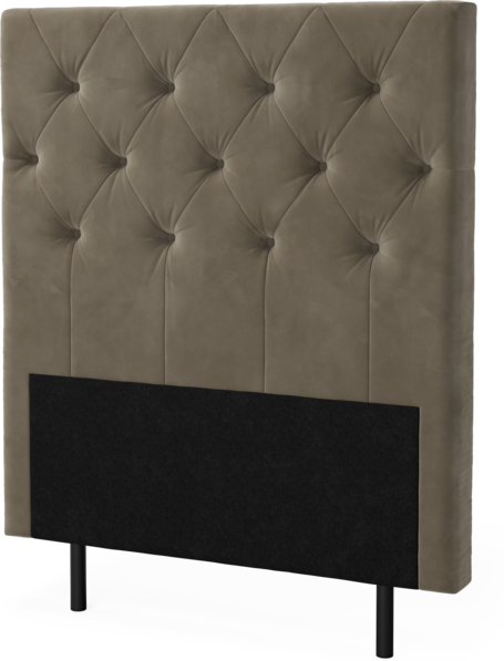 New York pikerad - Sänggavel, 90-210 cm - Brun