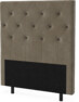 New York pikerad - Sänggavel, 90-210 cm - Brun